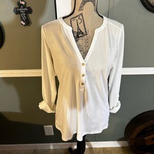 Lilly Pulitzer Cream Pima Cotton Tee